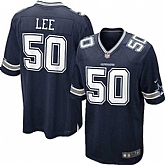 Nike Men & Women & Youth Cowboys #50 Sean Lee Navy Blue Team Color Game Jersey,baseball caps,new era cap wholesale,wholesale hats